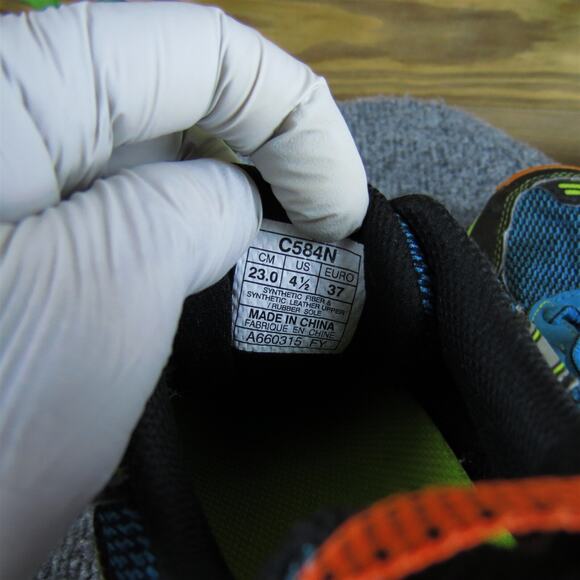 ASICS Men's Venture 5 Sneaker Blue Size 4.5‎ Medium Used 2025 - Picture 6 of 8